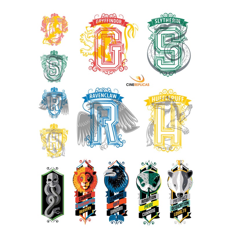 Cinereplicas Harry Potter - Stickers Logos (Set of 55) - Official License - Image 5